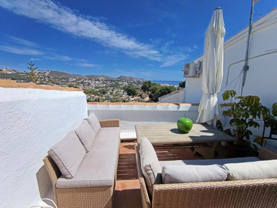 Atico-Penthouse En Moraira Con Vistas Al Mar Appartement Teulada Buitenkant foto