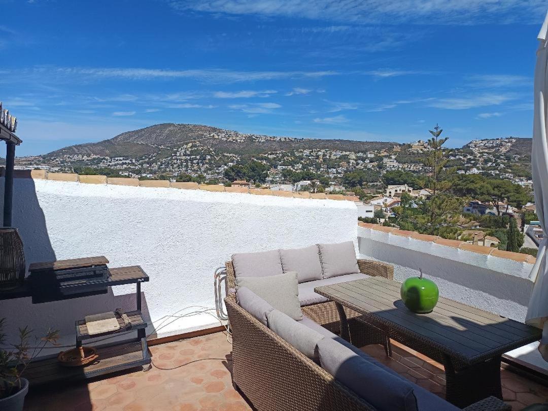 Atico-Penthouse En Moraira Con Vistas Al Mar Appartement Teulada Buitenkant foto